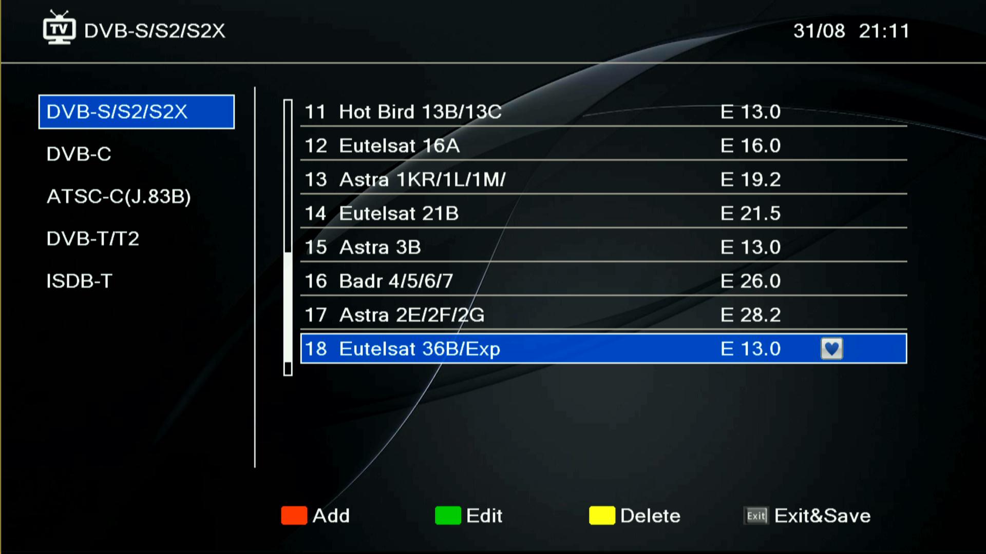 EGTMEDIA V8 UHD FTA 4K FTA Satellite Receiver