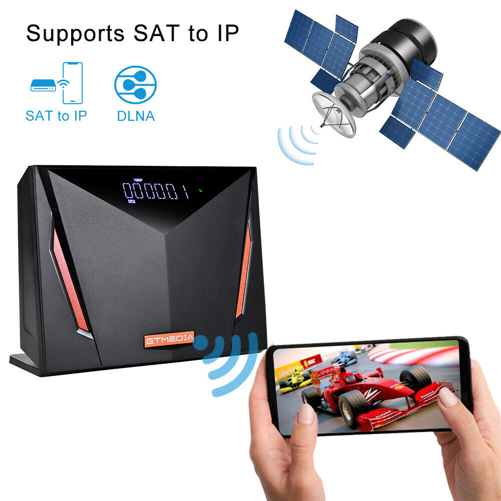 EGTMEDIA V8 UHD FTA 4K FTA Satellite Receiver