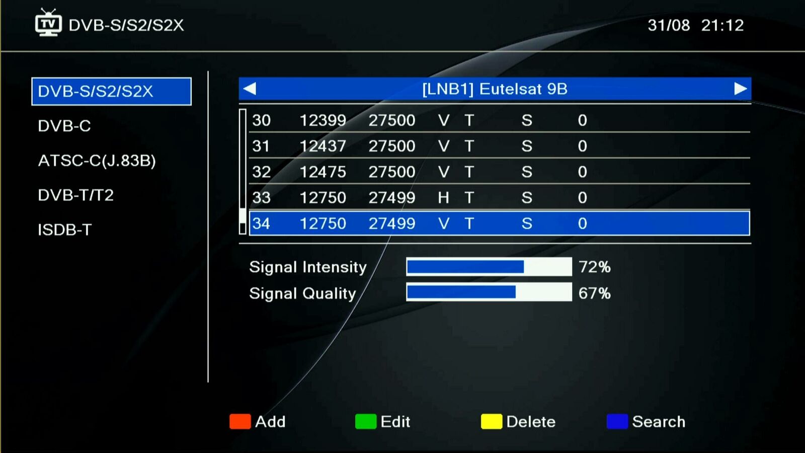 EGTMEDIA V8 UHD FTA 4K FTA Satellite Receiver