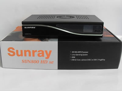 Sunray SUN800 HD SE with SIM2.10 Card satellite receiver TV receiver