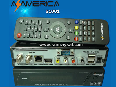 AZ America AZamerica S1001 HD TWIN,SKS+IKS,43W+61W+70W+58W Receiver with USB wifi
