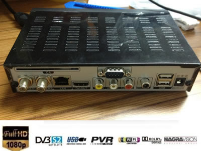 AZ America AZamerica S1001 HD TWIN,SKS+IKS,43W+61W+70W+58W Receiver with USB wifi