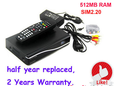 DM800 HD SE V2 with SIM 2.2 Card Satellite Receiver