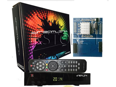 DreamLink T5 HD FTA satellite receiver Blue DL100 HD module