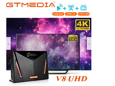 EGTMEDIA V8 UHD FTA 4K FTA Satellite Receiver