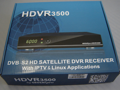 GEOSATpro HDVR3500 DVB-S2 MPEG4 Satellite Receiver