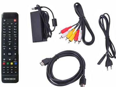 HEROBOX EX3 HD tv box DVB-S2/C/T2 triple tuner Linux Satellite Receiver