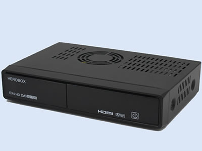 HEROBOX EX4 HD Wifi with SAM SUNG DVB-S2/T2/C tuner satellite receiver