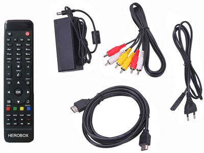 HEROBOX EX4 HD Wifi with SAM SUNG DVB-S2/T2/C tuner satellite receiver