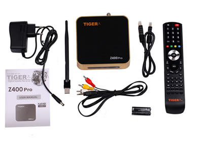 Tiger Mini Z400 pro with 1 Year iks cccam IPTV Box