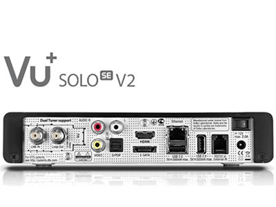 VU+ Solo SE V2 DVB-S2 FullHD LAN USB PVR IPTV Linux Enigma2 Satellite Receiver