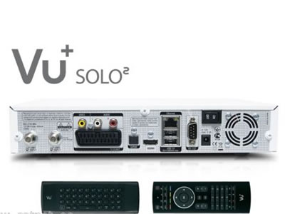 VU+ Solo2 White HD 2x DVB-S2 TWIN PVR LAN IPTV Linux Enigma2 Satellite Receiver