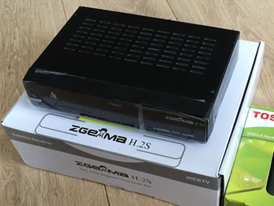 Zgemma star H.2S Satellite Receiver 12 month gift 500gb hard drive